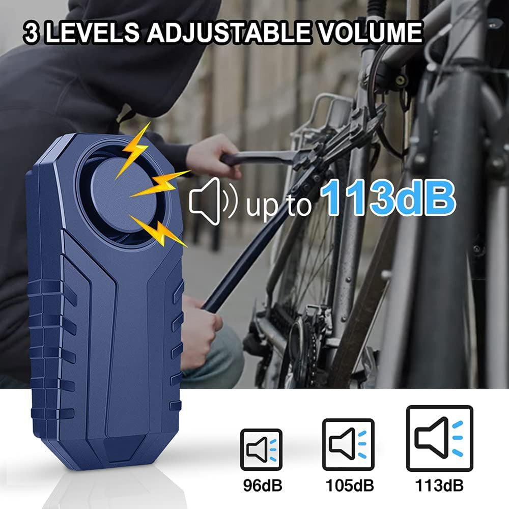 Portable 113db Warninig Anti-theft Alarm
