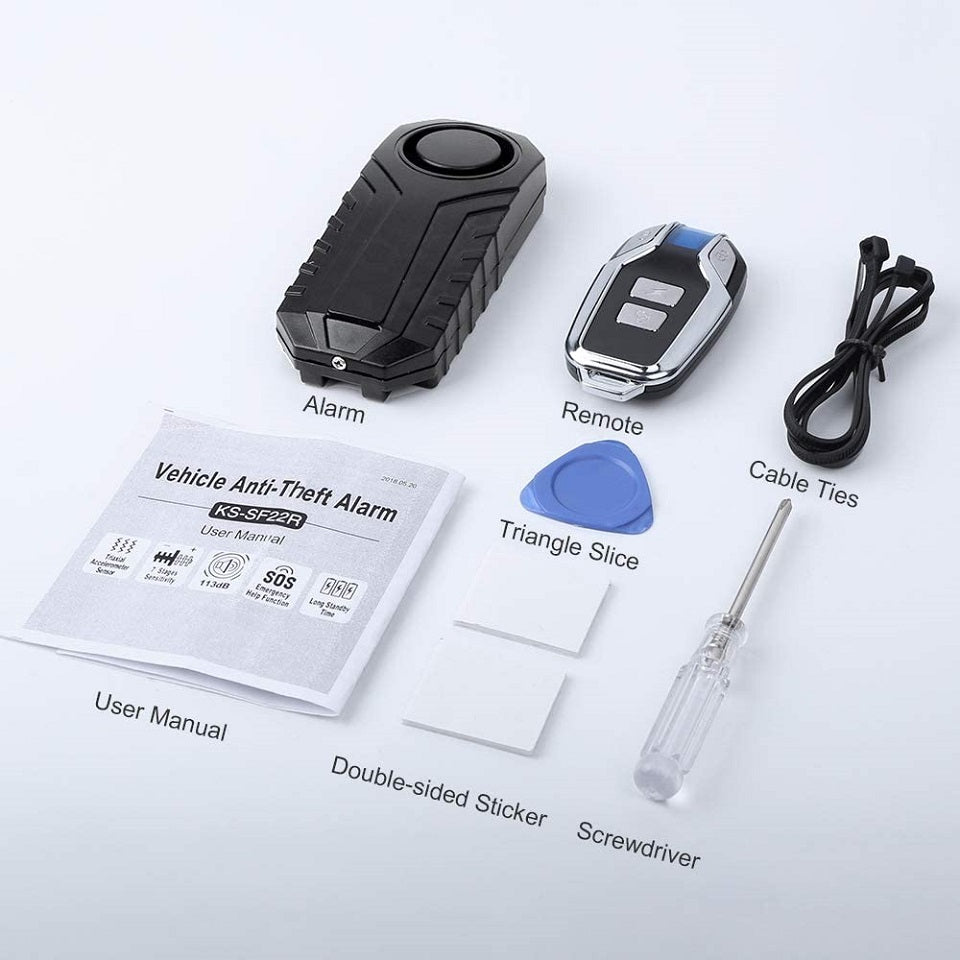 Portable 113db Warninig Anti-theft Alarm