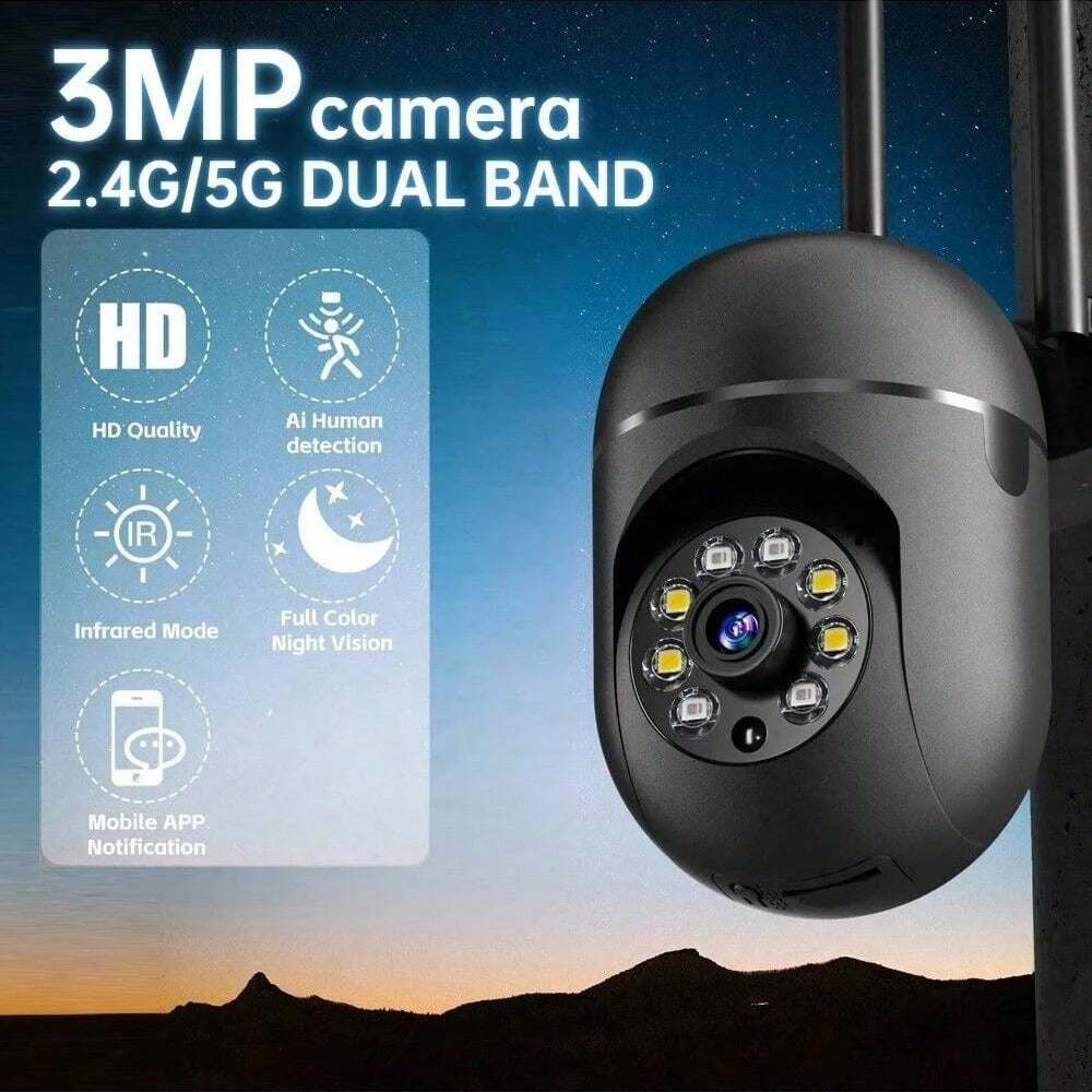 Smart Surveillance Camera – Auto Tracking & Night Vision