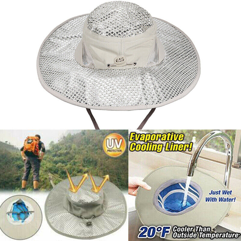 Hydro Evaporative UV Reflective Cooling Hat