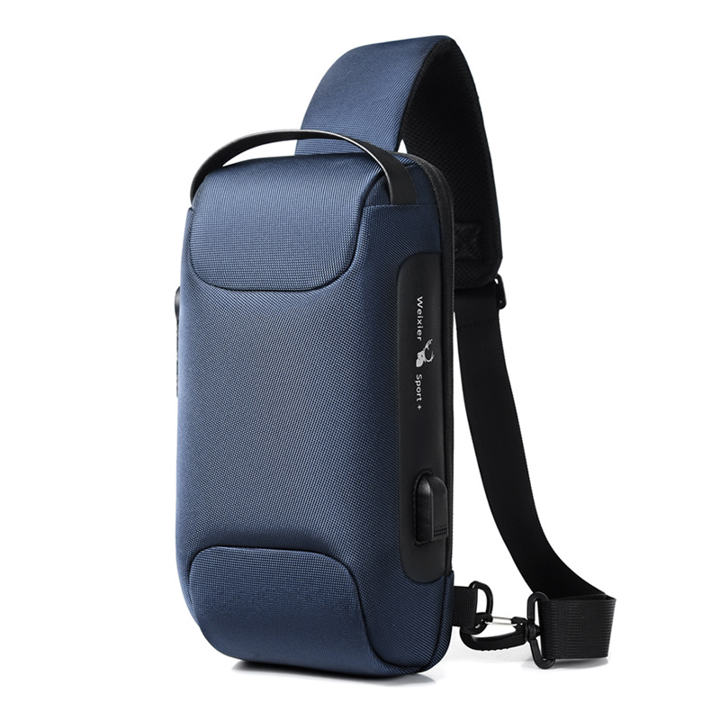 Men's Waterproof Oxford Crossbody Anti-theft Bag