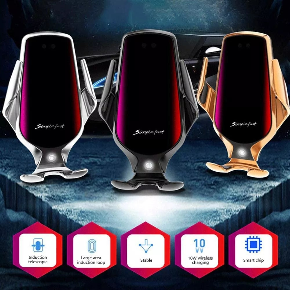 Automatic Clamping Wireless Car Phone Charger