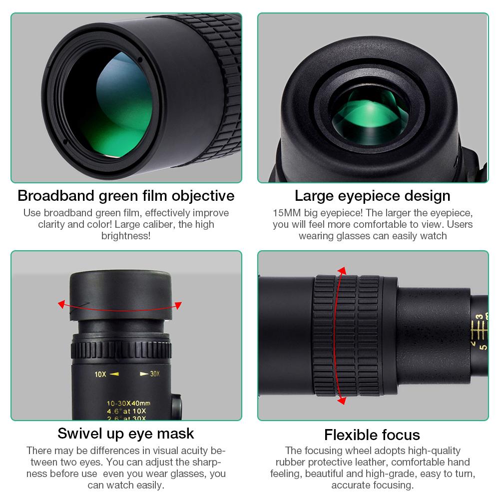 Super Telephoto Zoom Monocular Telescope
