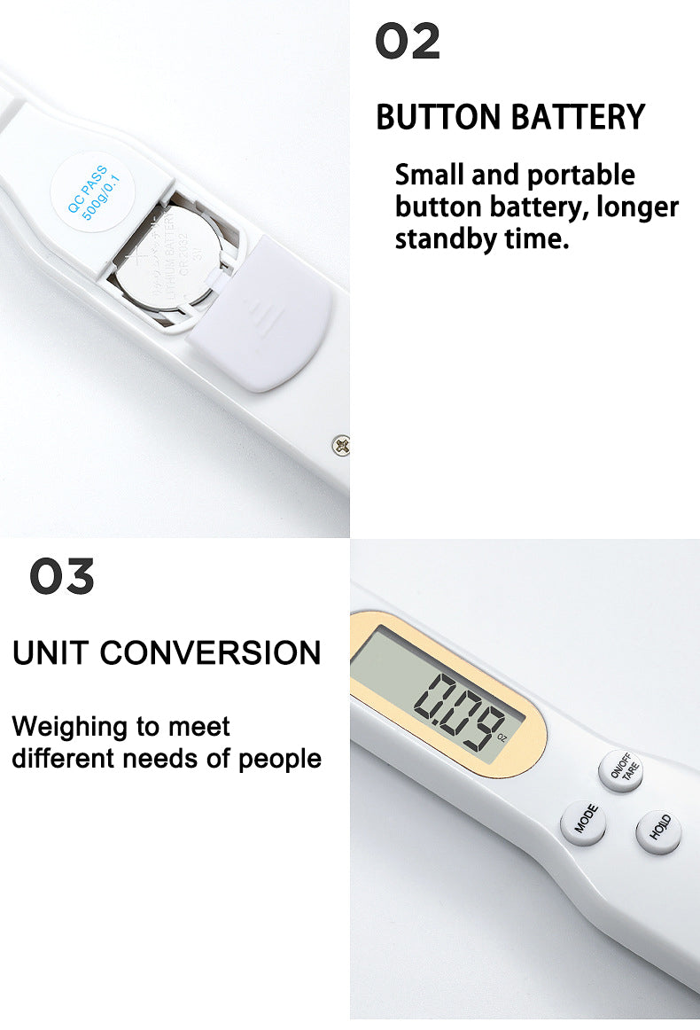 Electronic Kitchen Spoon Scale LCD Measuring