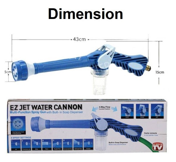 8 in 1 EZ Jet Water Cannon Dispenser Spray Gun