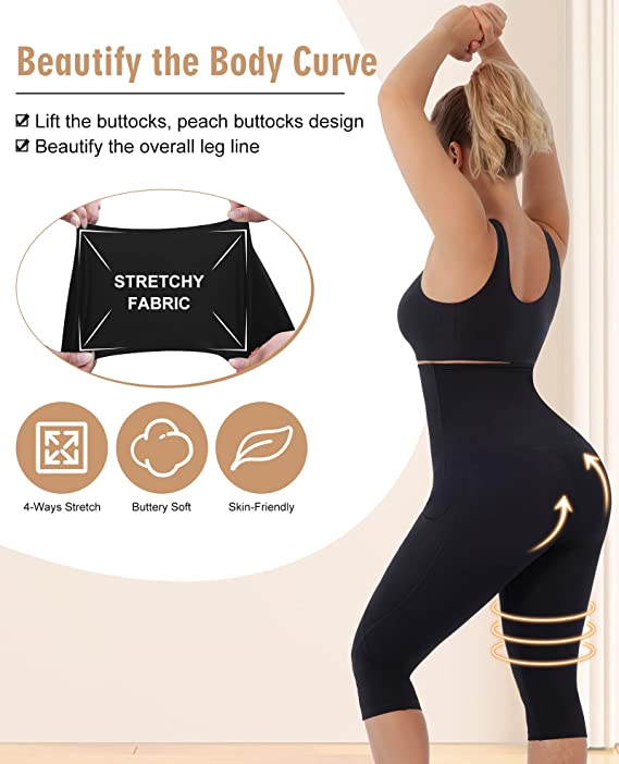 High Waist Tummy control Compression Yoga Pants