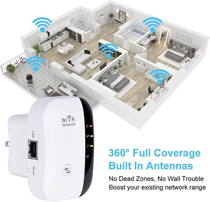 Wireless Signal Range Booster Wi-Fi Extender