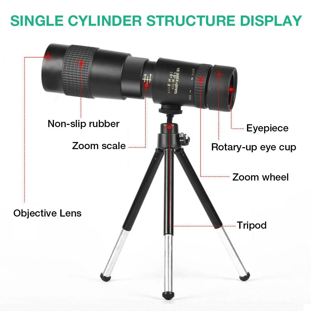 Super Telephoto Zoom Monocular Telescope