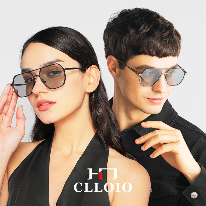 CLLOIO® New Fashion Aluminum Photochromic Sunglasses