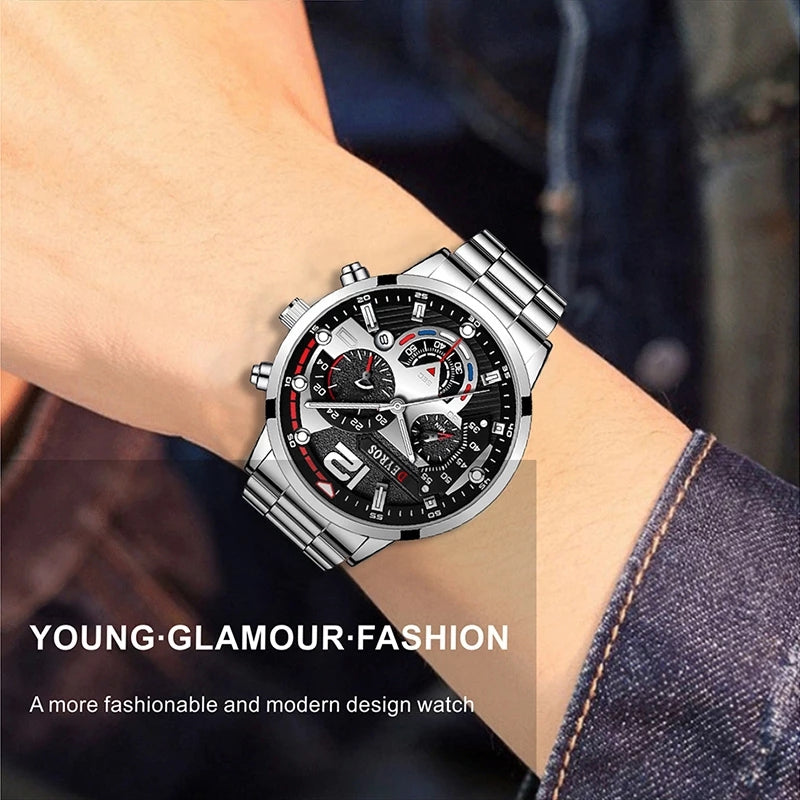 Men’s Fashion Stainless Steel Luxury Watches