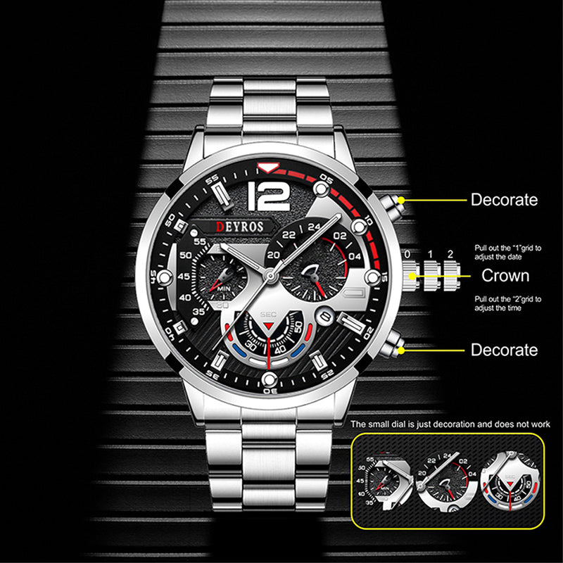 Men’s Fashion Stainless Steel Luxury Watches
