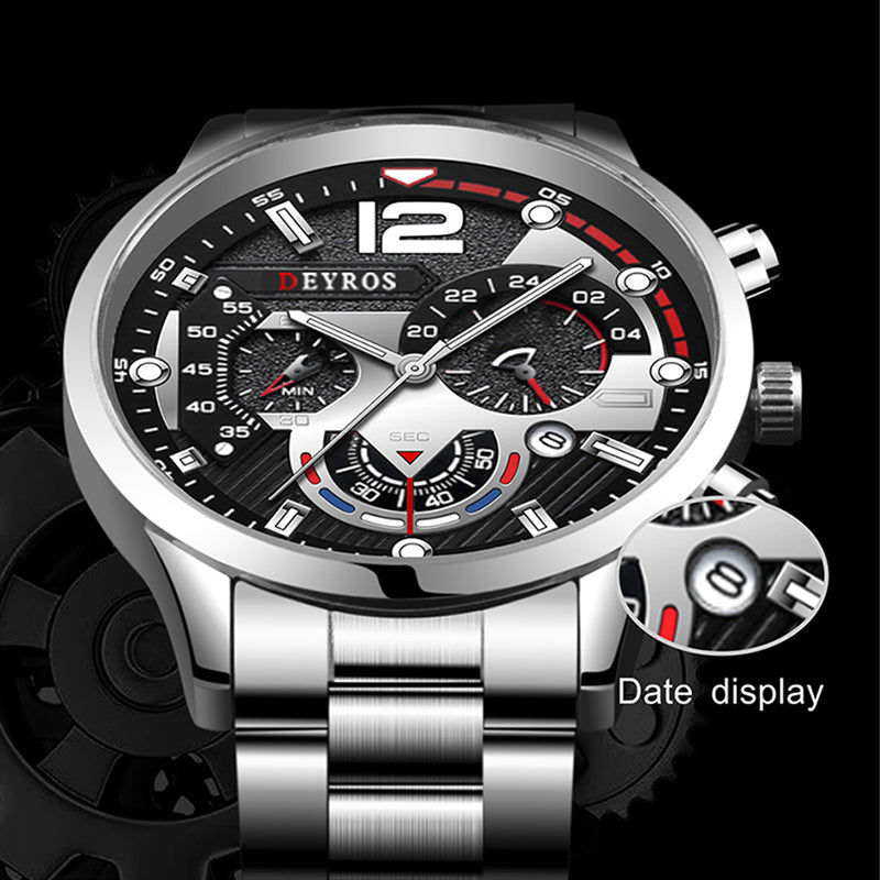 Men’s Fashion Stainless Steel Luxury Watches