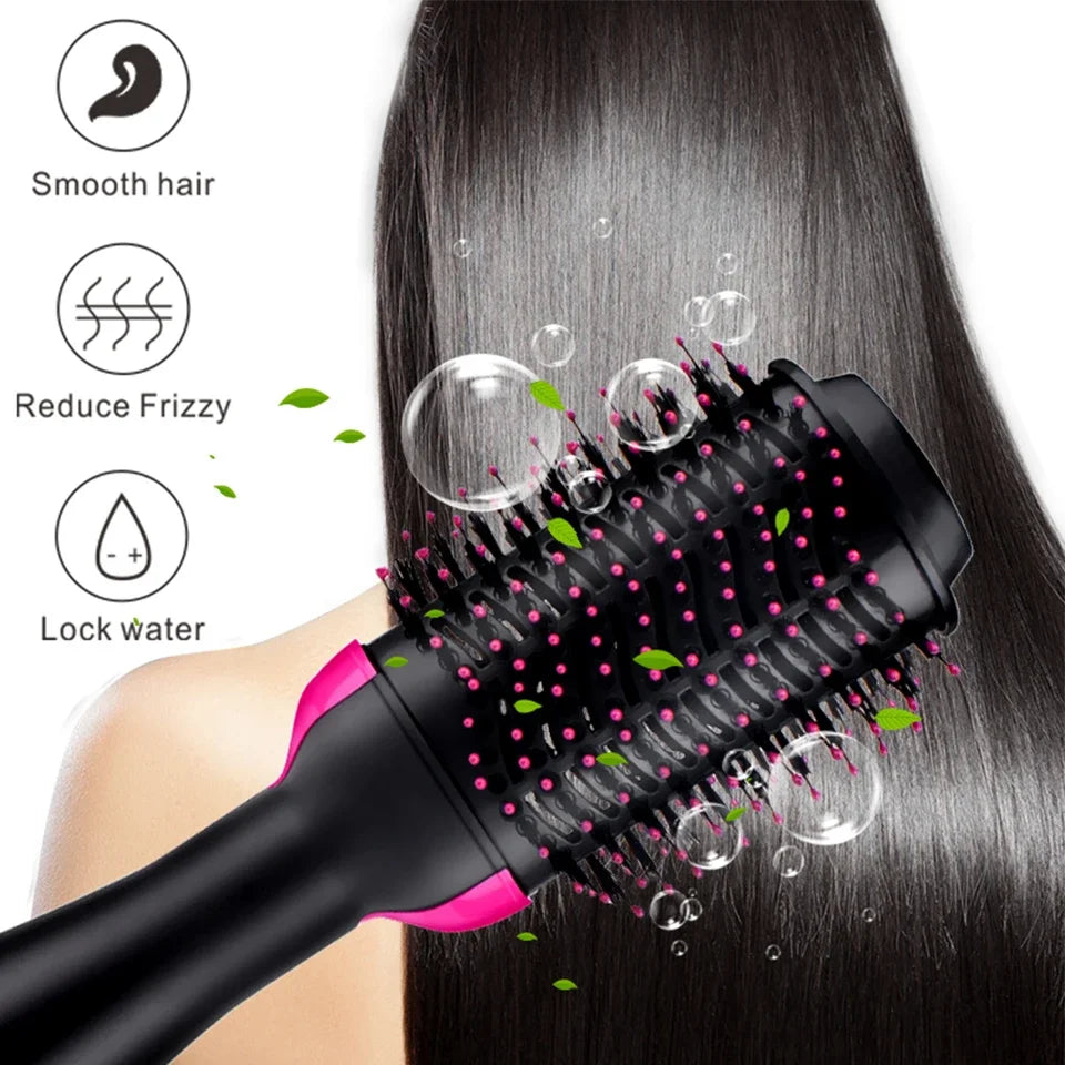 2 in 1 Hair Brush & Dryer with Negative Ionic Tech