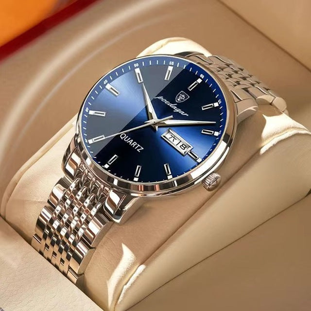 POEDAGAR® Men's Luxury Watch Stainless Steel
