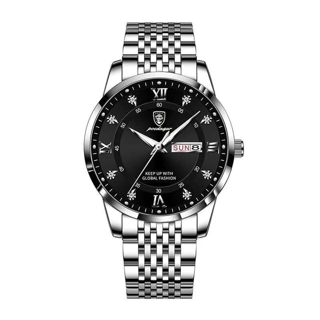 POEDAGAR® Men's Luxury Watch Stainless Steel