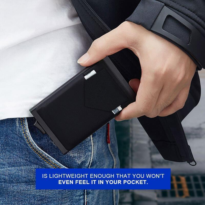 Utlra slim Pop-out Cardholder with RFID-Blocking Technology