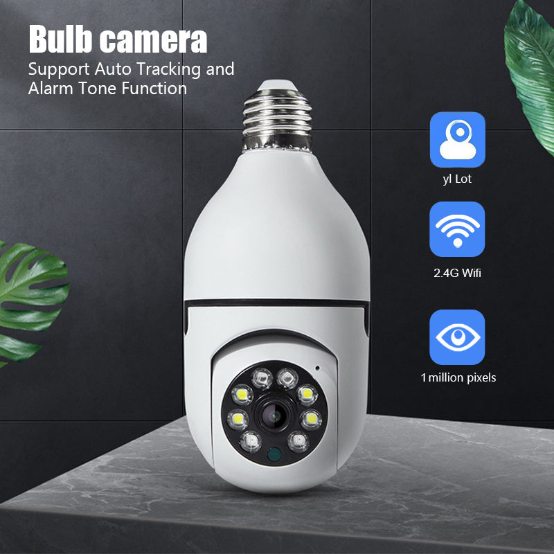 Light bulb security hidden camera 360°
