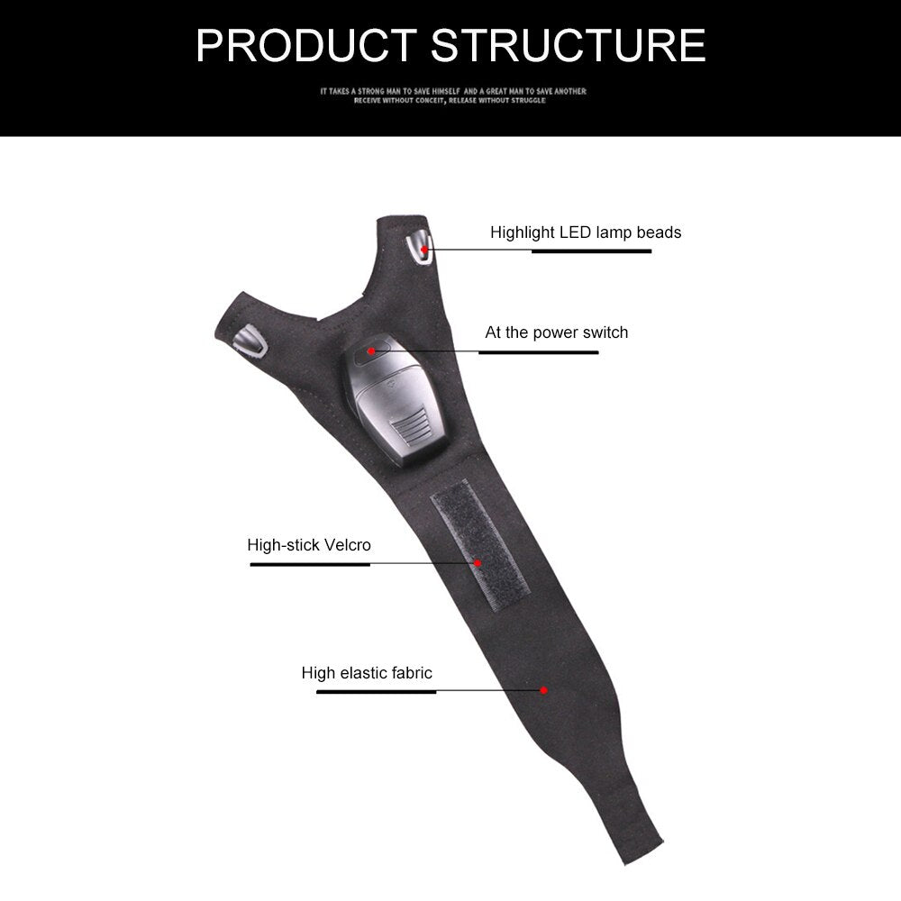 LED Flashlight Glove