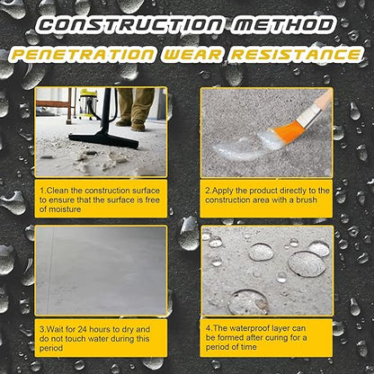 Invisible waterproof glue