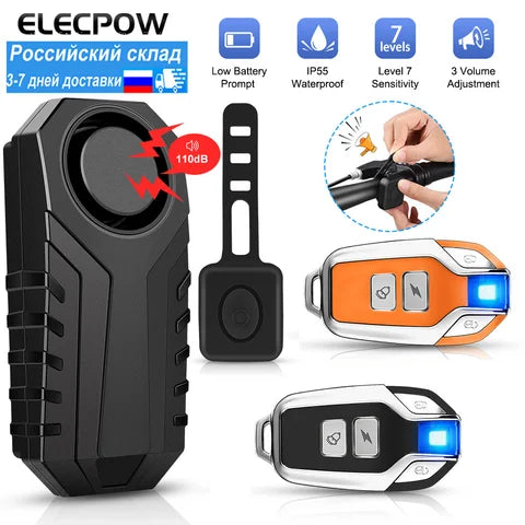 Portable 113db Warninig Anti-theft Alarm