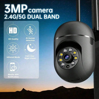 Smart Surveillance Camera – Auto Tracking & Night Vision