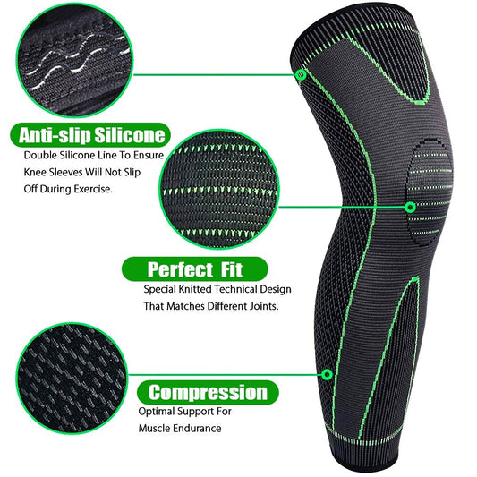 Long Compression Knee Sleeves