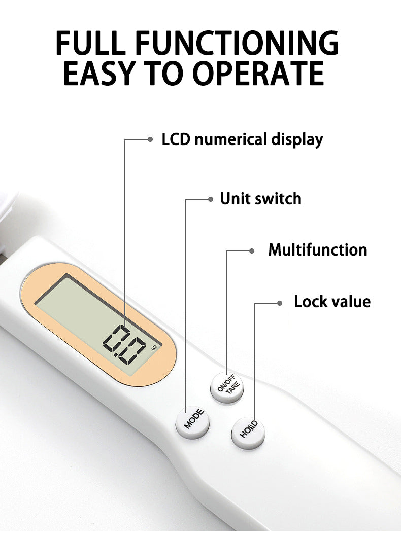Electronic Kitchen Spoon Scale LCD Measuring