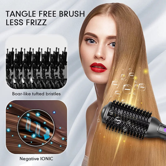 2 in 1 Hair Brush & Dryer with Negative Ionic Tech