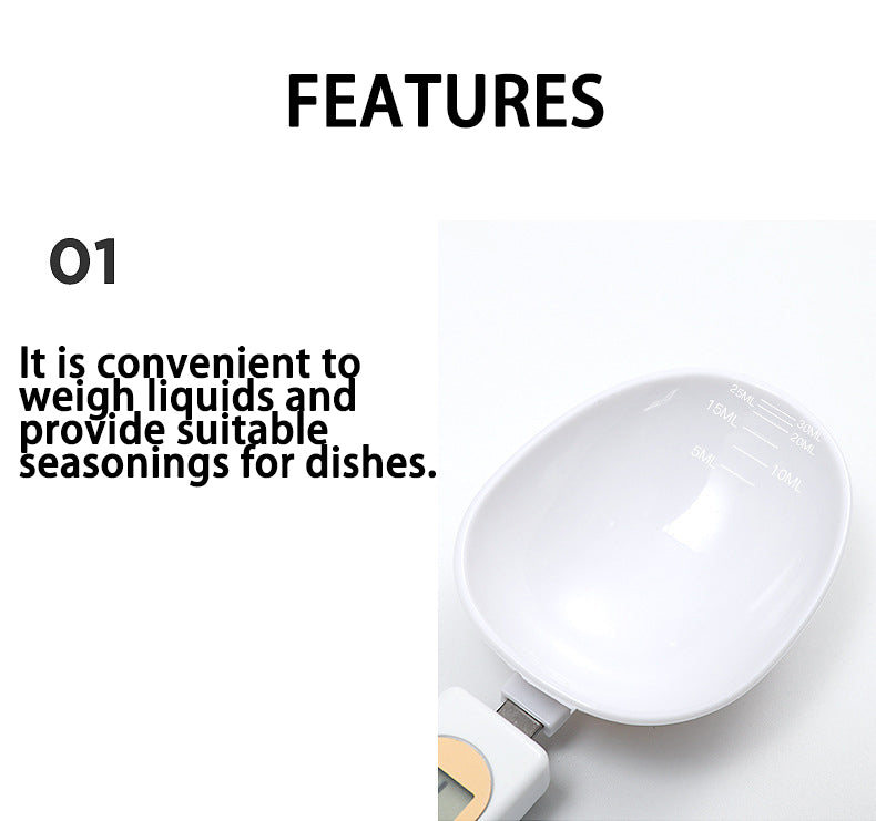 Electronic Kitchen Spoon Scale LCD Measuring