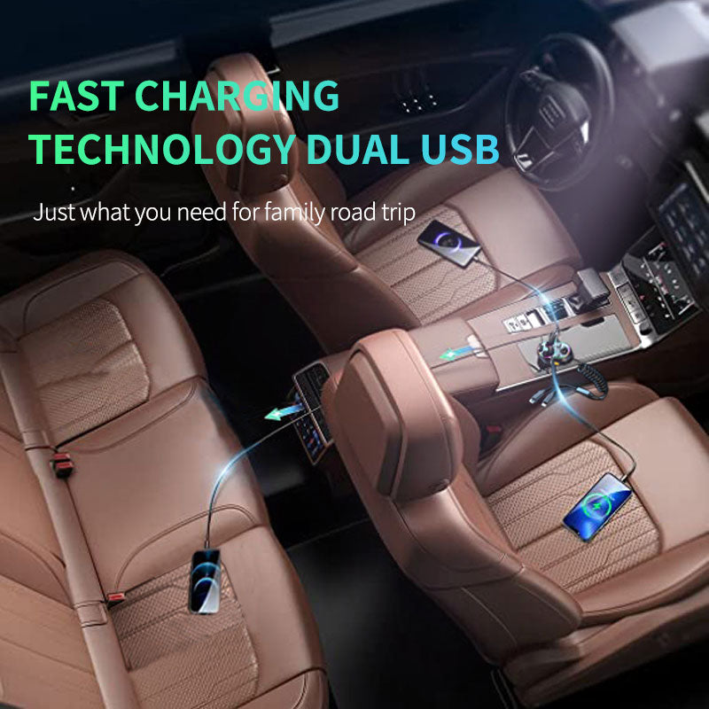 Car Bluetooth 5.0 FM Transmitter & Wireless Audio Receiver