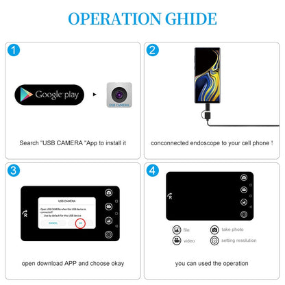 Zigo® Endscope waterproof mini camera with LED light