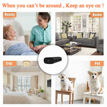 Mini Home Security Camera with Motion Detection, 1080P HD WiFi