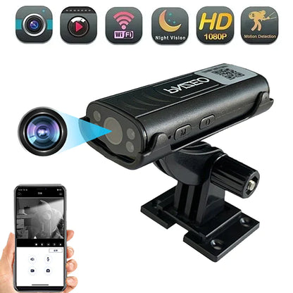 Mini Home Security Camera with Motion Detection, 1080P HD WiFi