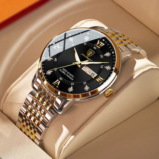 POEDAGAR® Men's Luxury Watch Stainless Steel