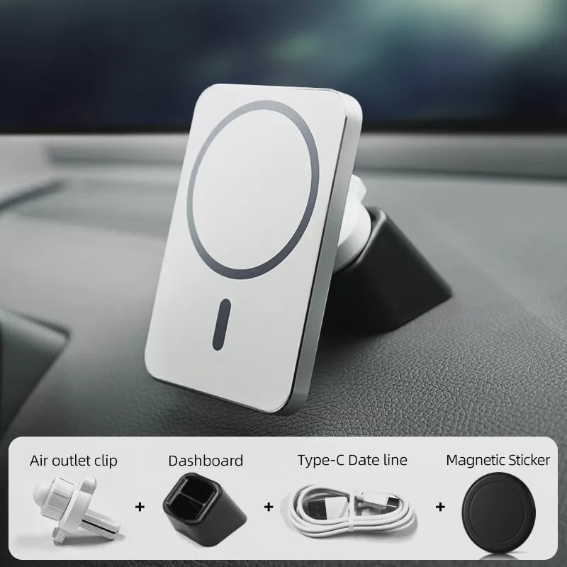 15W Magnetic Wireless Car Charger