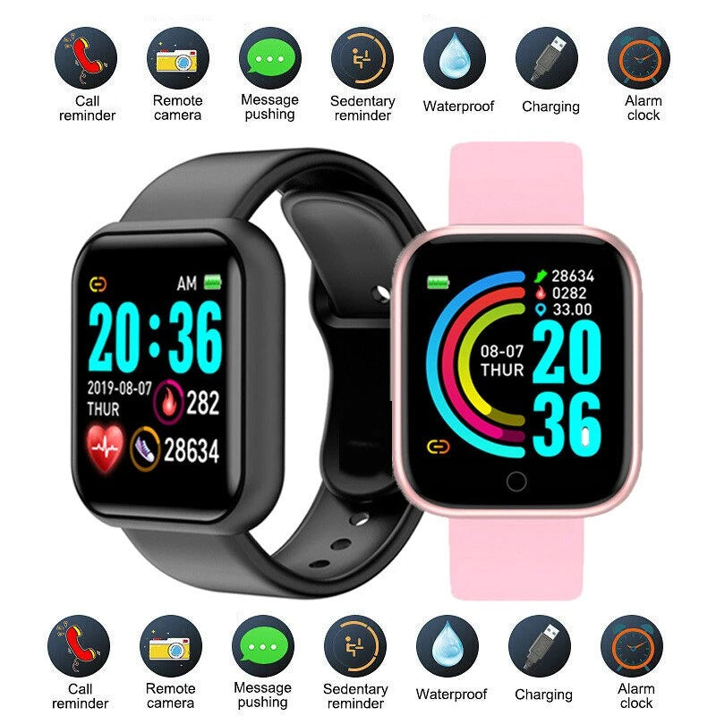 T500 Smart Watch Heart Rate Blood Pressure & oxygen level