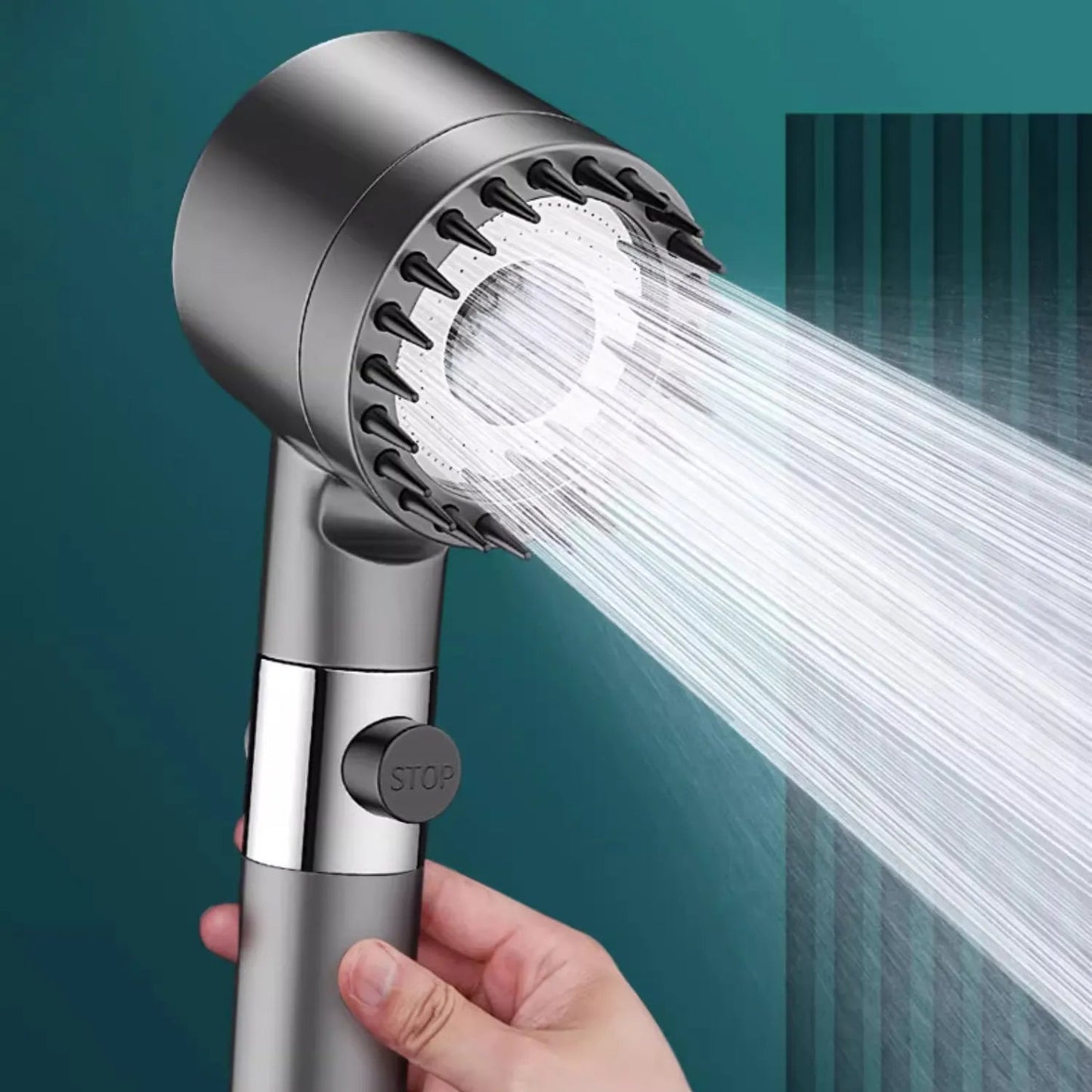 4 Mode High-Pressure Shower Head