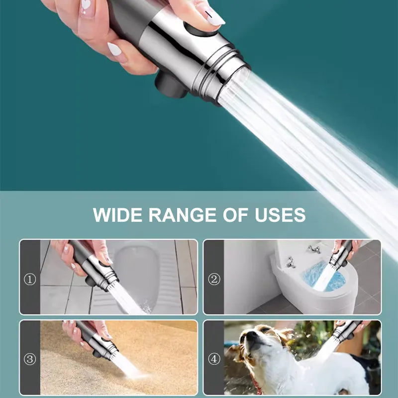 4 Mode High-Pressure Shower Head