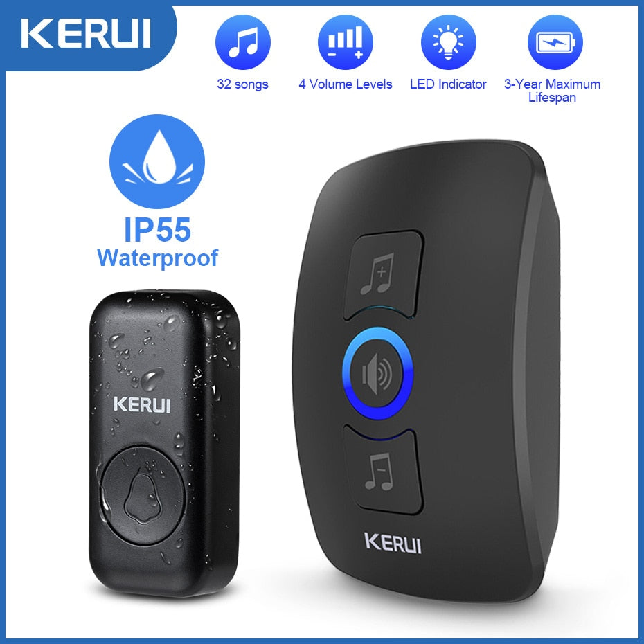 KERUI® Wireless Doorbell IP66 Waterproof