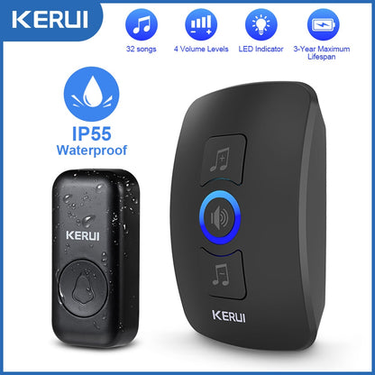 KERUI® Wireless Doorbell IP66 Waterproof