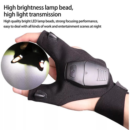 LED Flashlight Glove